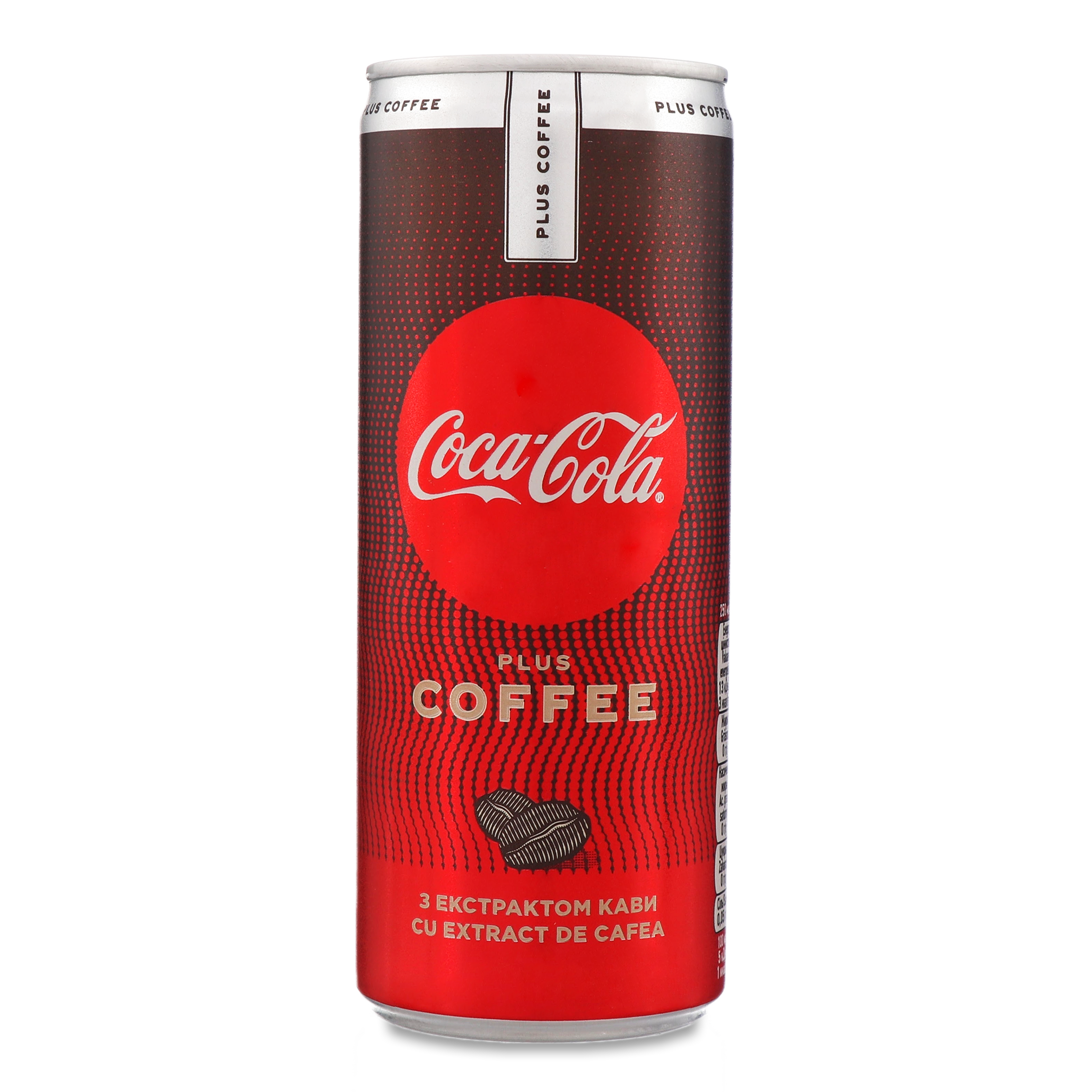 Напій сильногазований Coca-Cola Plus Coffee з екстрактом кави 250мл