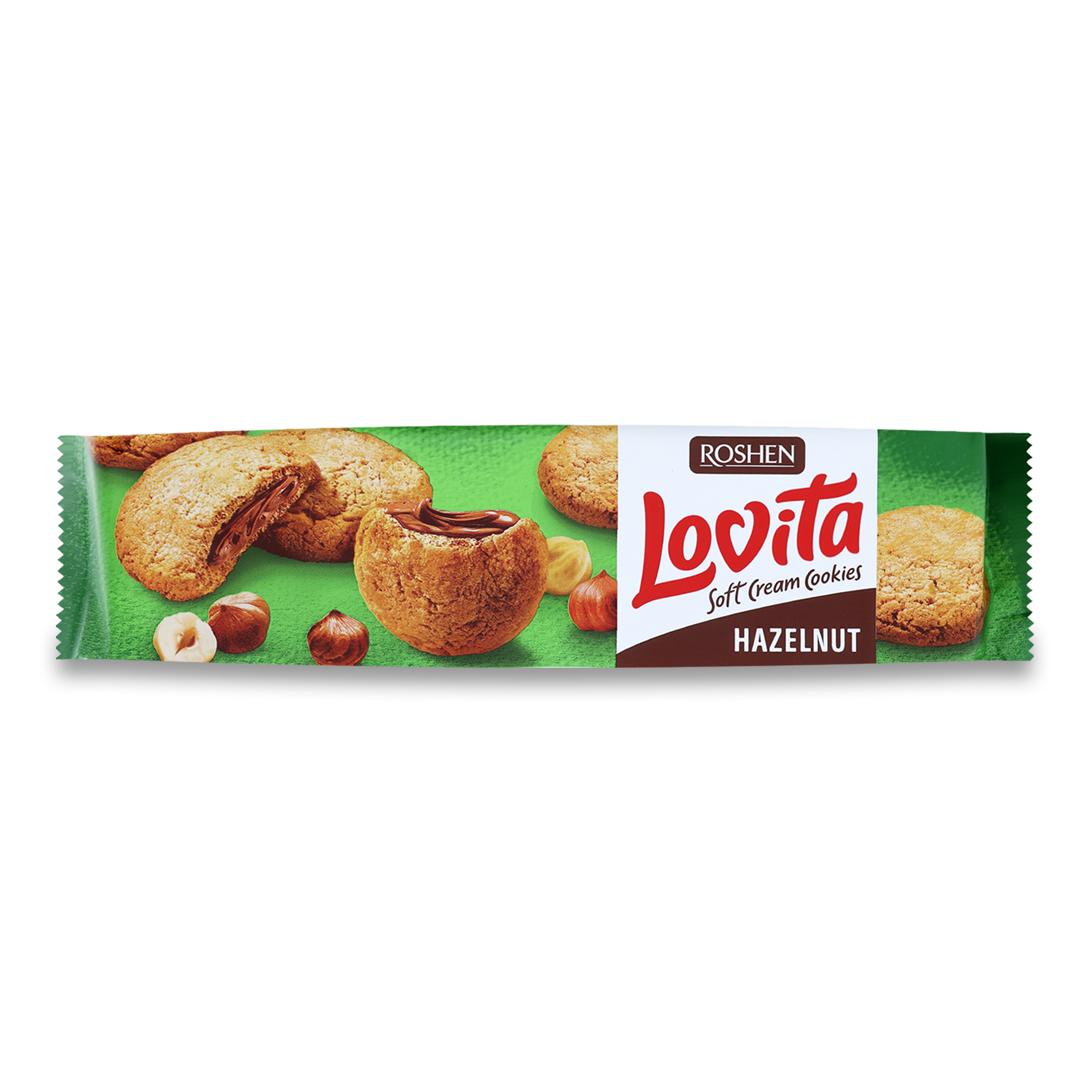 Печиво Roshen Lovita з горіховою начинкою 127г