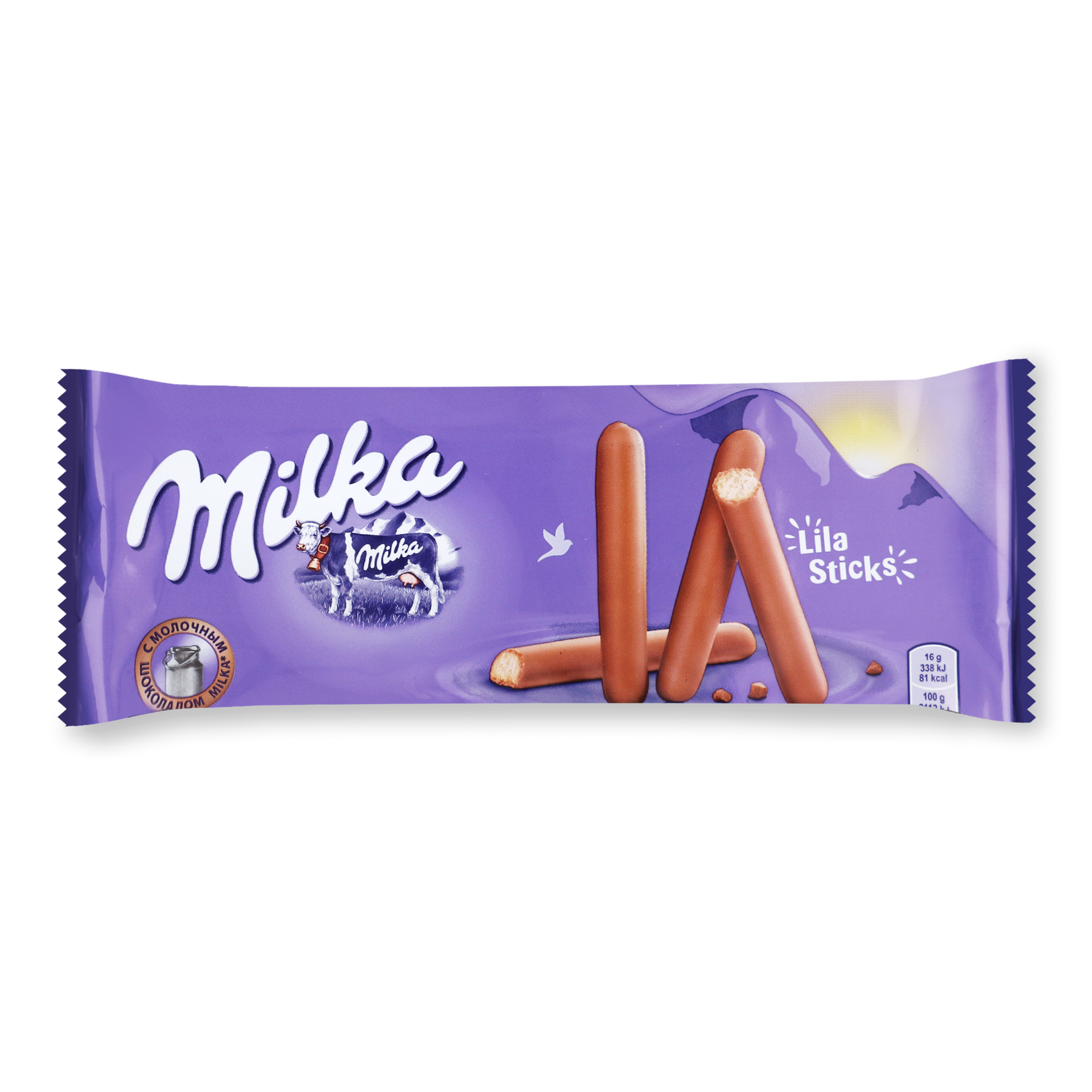 Печиво Milka Choco Sticks у молочному шоколаді 112г