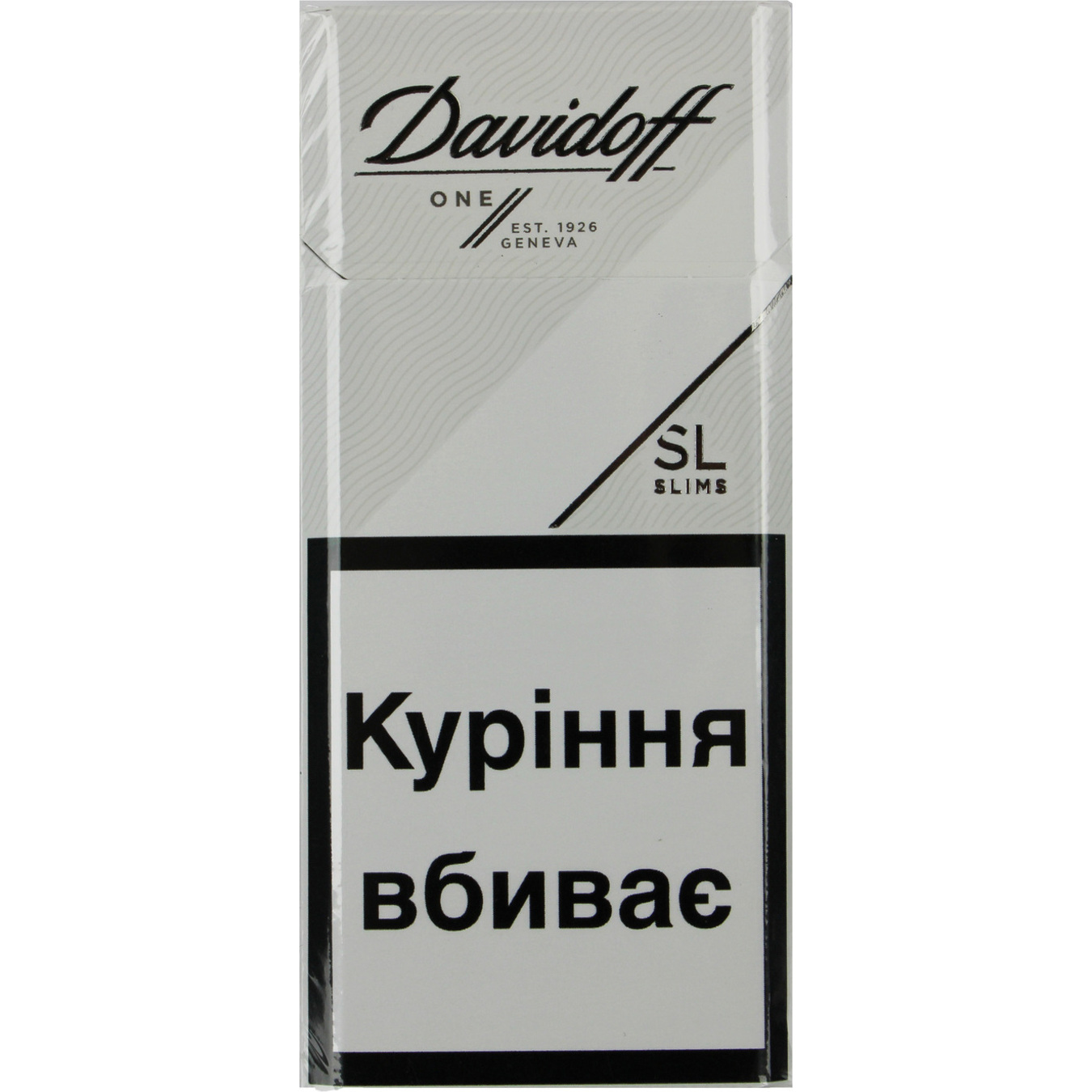 Цигарки Davidoff One Slims 20шт (ціна вказана без акцизу)