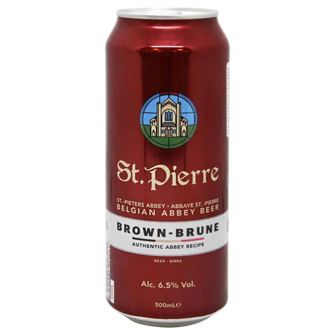 Пиво темне St.Pierre Brune 6,5% 0,5л