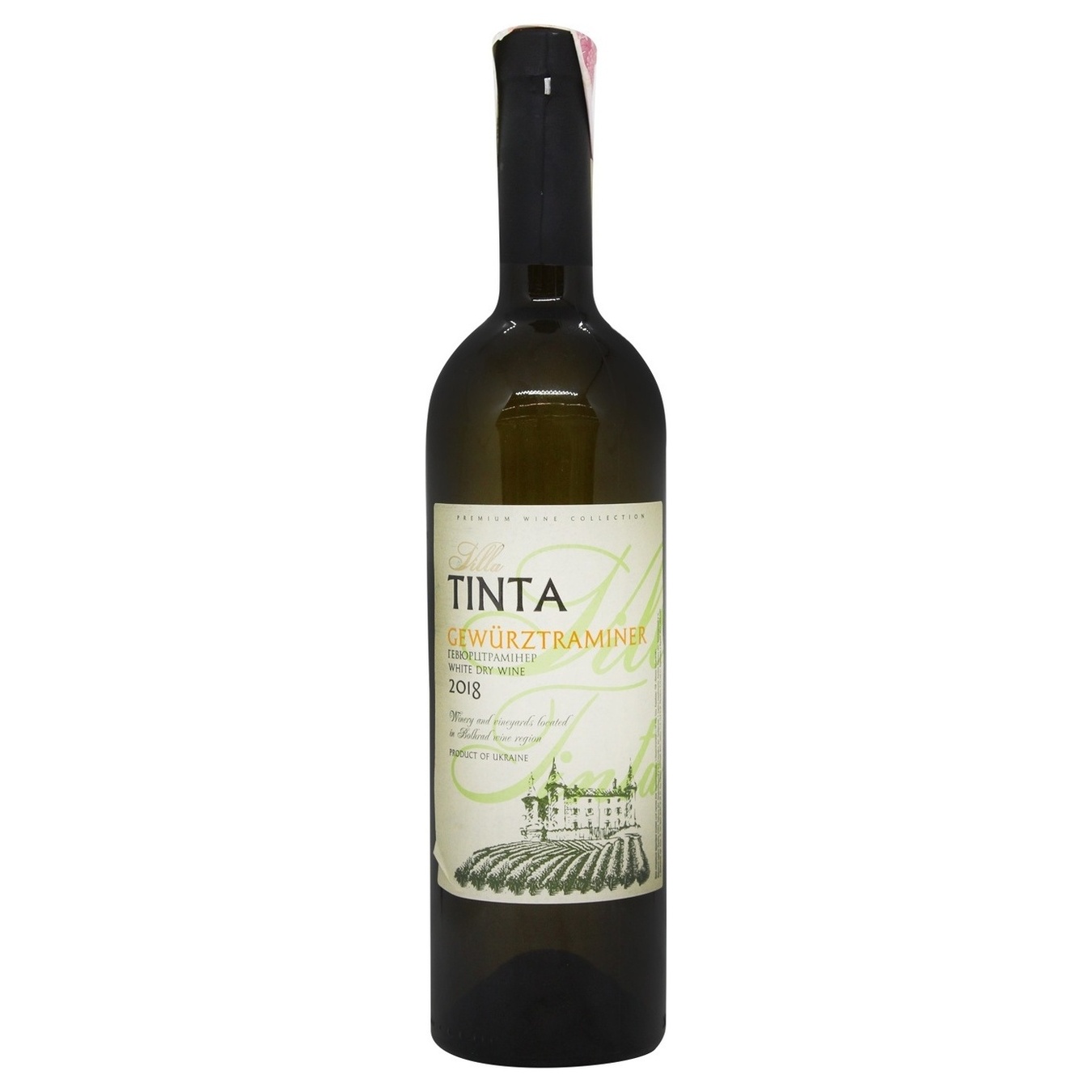 Вино Villa Tinta Гевюрцтрамінер біле сухе 11-13% 0,75л