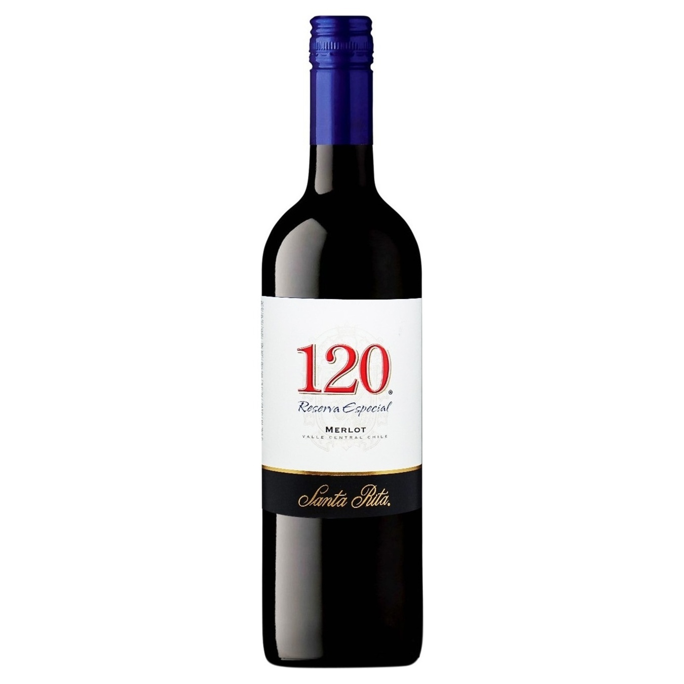 Вино Santa Rita 120 Merlot червоне сухе 13,5% 0,75л