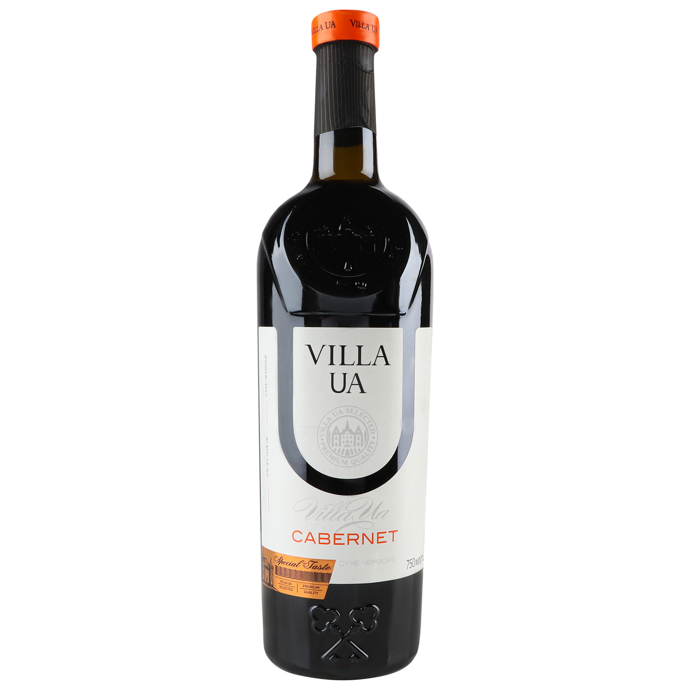 Вино Villa Krim Каберне червоне сухе 9-13% 0,75л