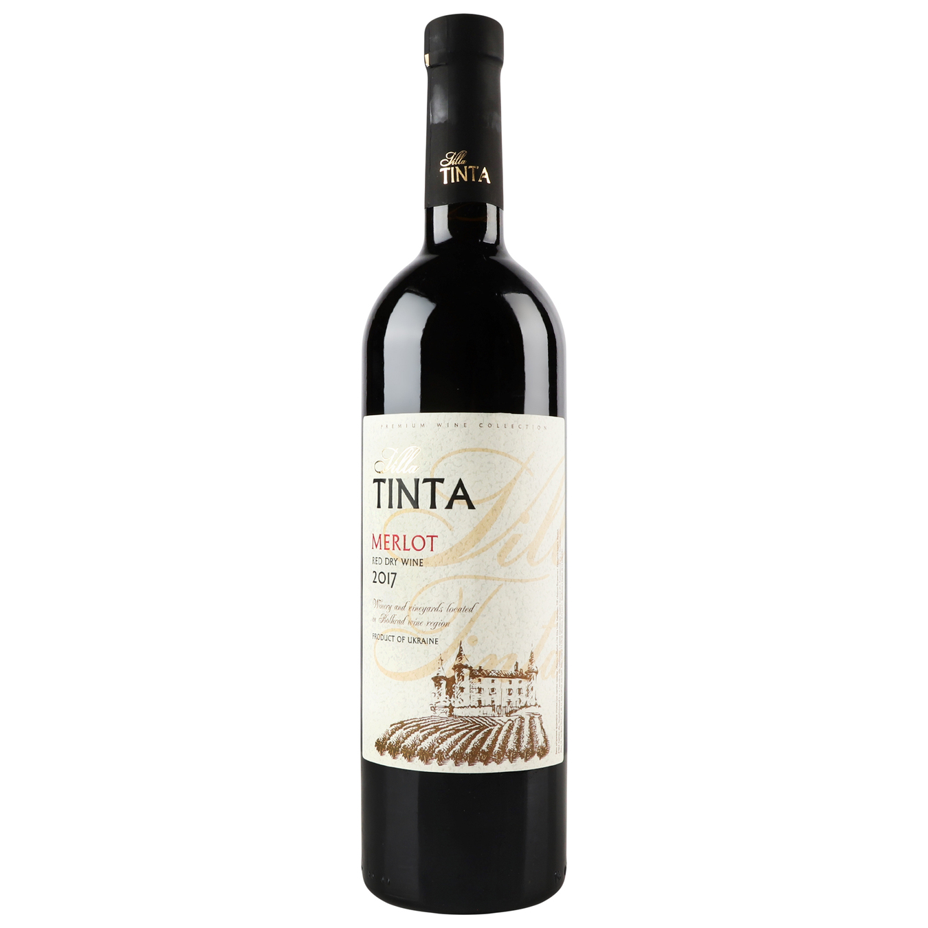 Вино Villa Tinta Мерло червоне сухе 11-13% 0,75л
