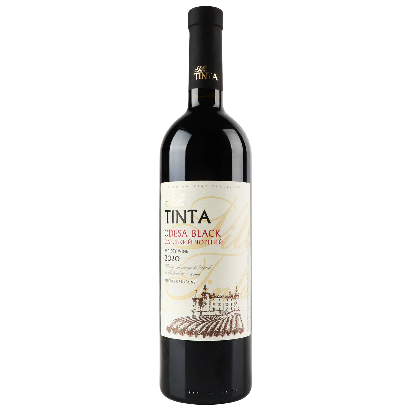 Вино Villa Tinta Odessa Black червоне сухе 11-13% 0,75л