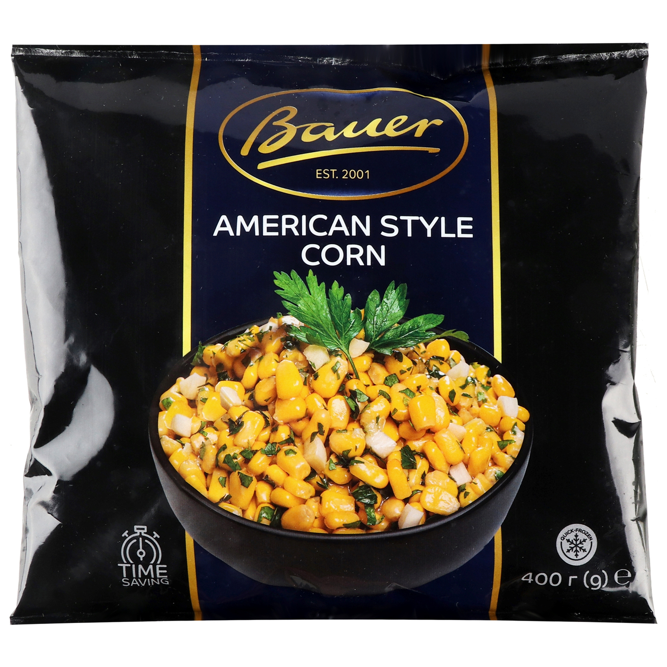 Суміш Bauer American Style Corn овочева швидкозаморожена 400г