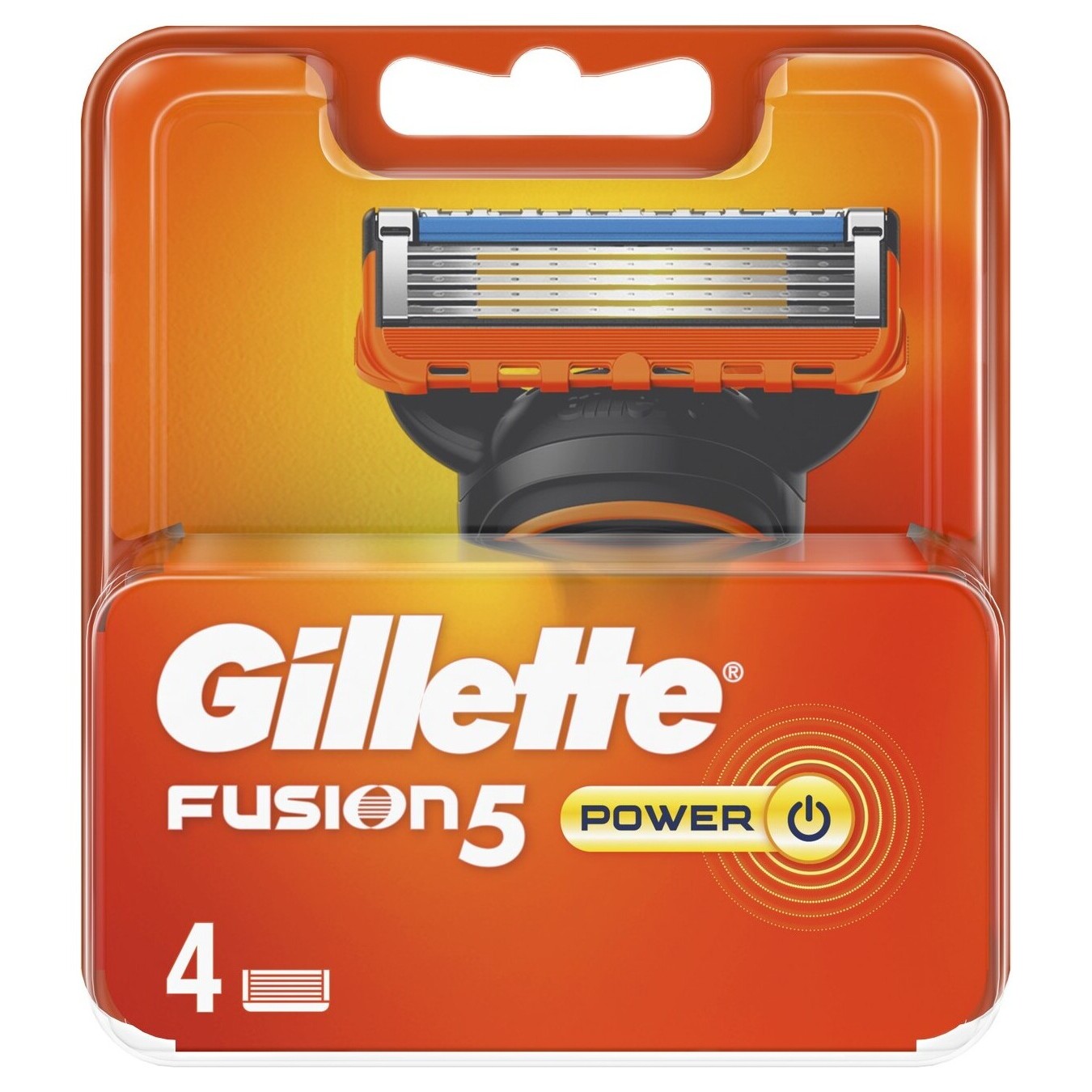 Картриджі для гоління Gillette Fusion 5 Power змінні 4шт