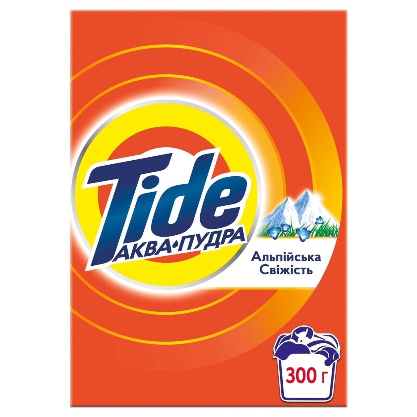 Порошок Tide Аква Пудра Альпійська cвіжість для ручного прання 300г