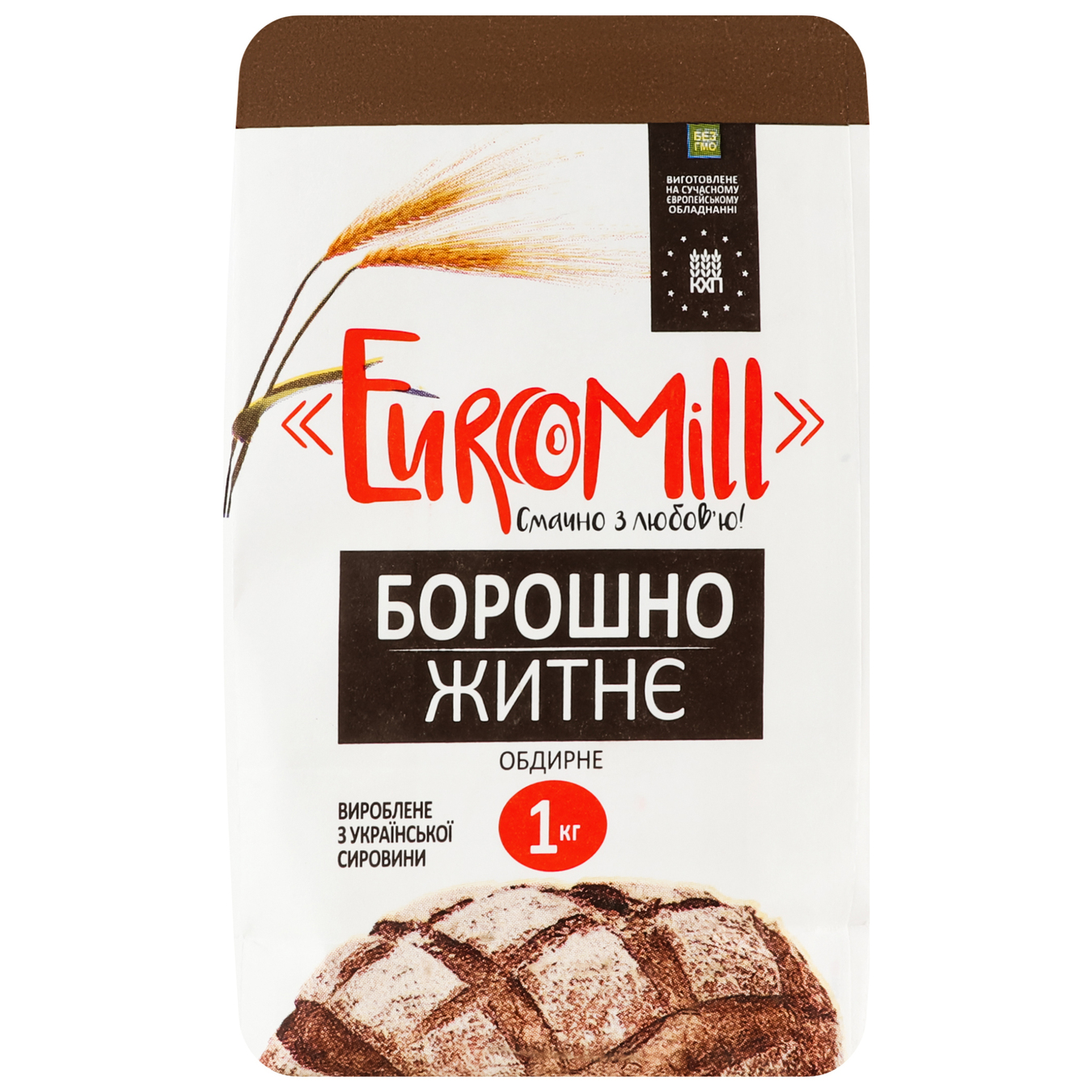Борошно житнє EuroMill обдирне 1 кг