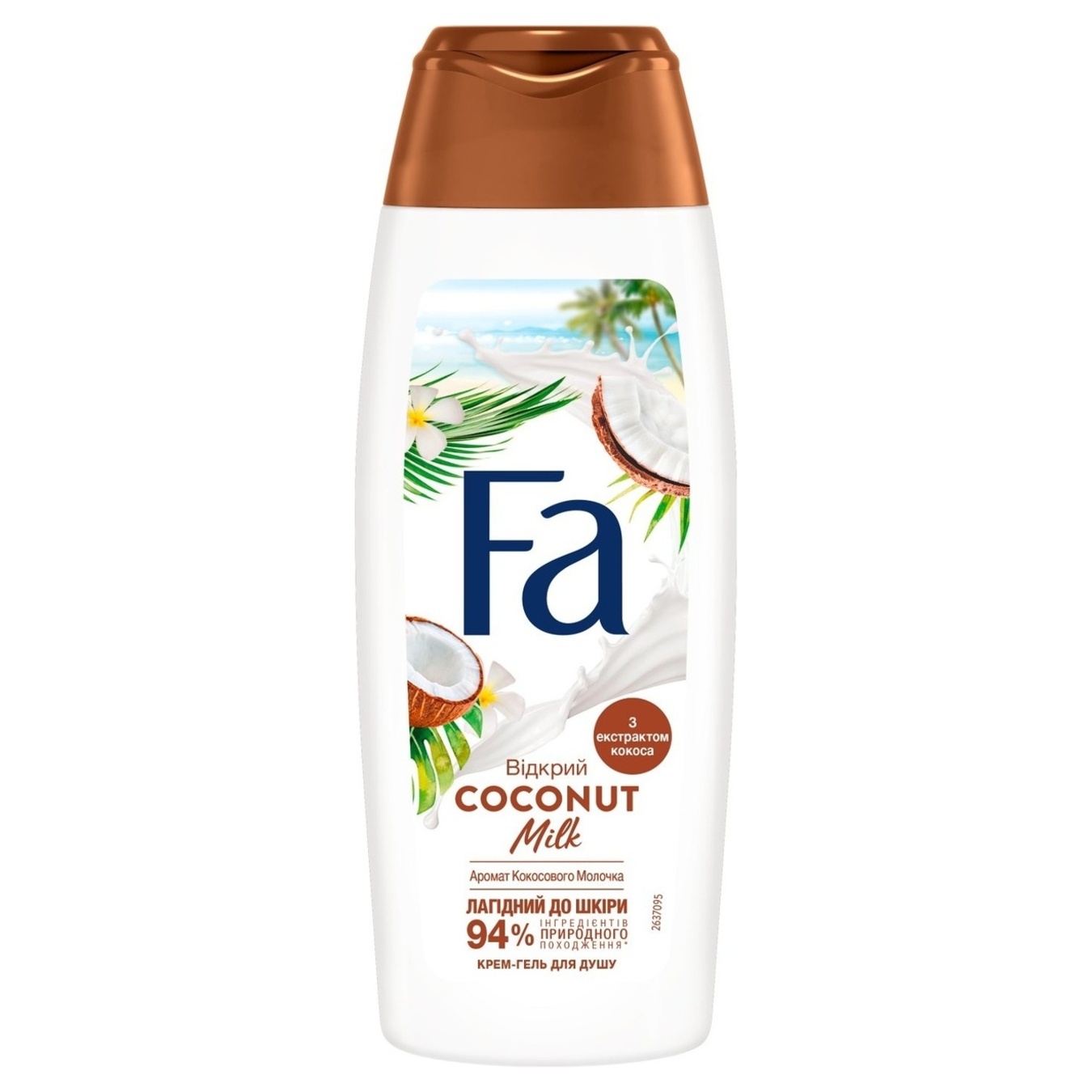 Крем-гель для душу Fa Coconut Milk з екстрактом кокоса 250мл