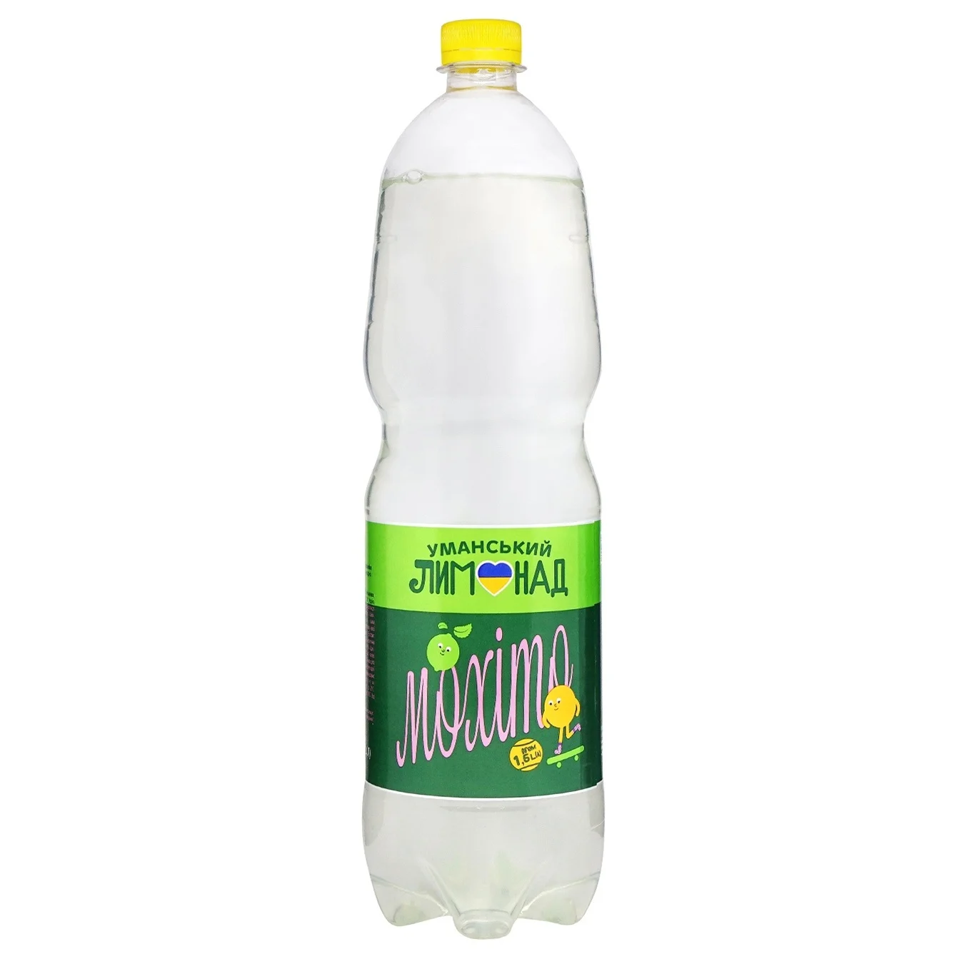 Напій газований Уманський Лимонад Мохіто 1,5л