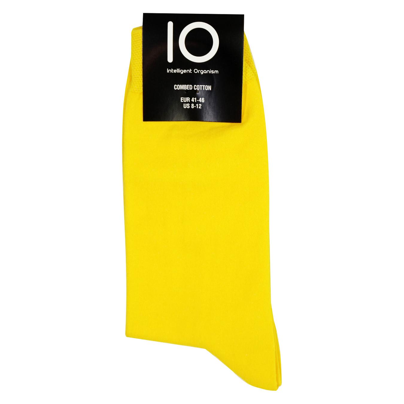 Шкарпетки IO чоловічі темно-жовті 41-46 р.