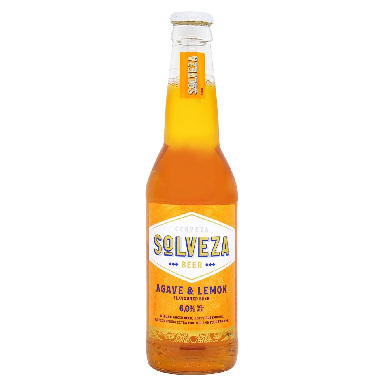 Пиво світле Solveza Agava-lemon 6% 0,33л