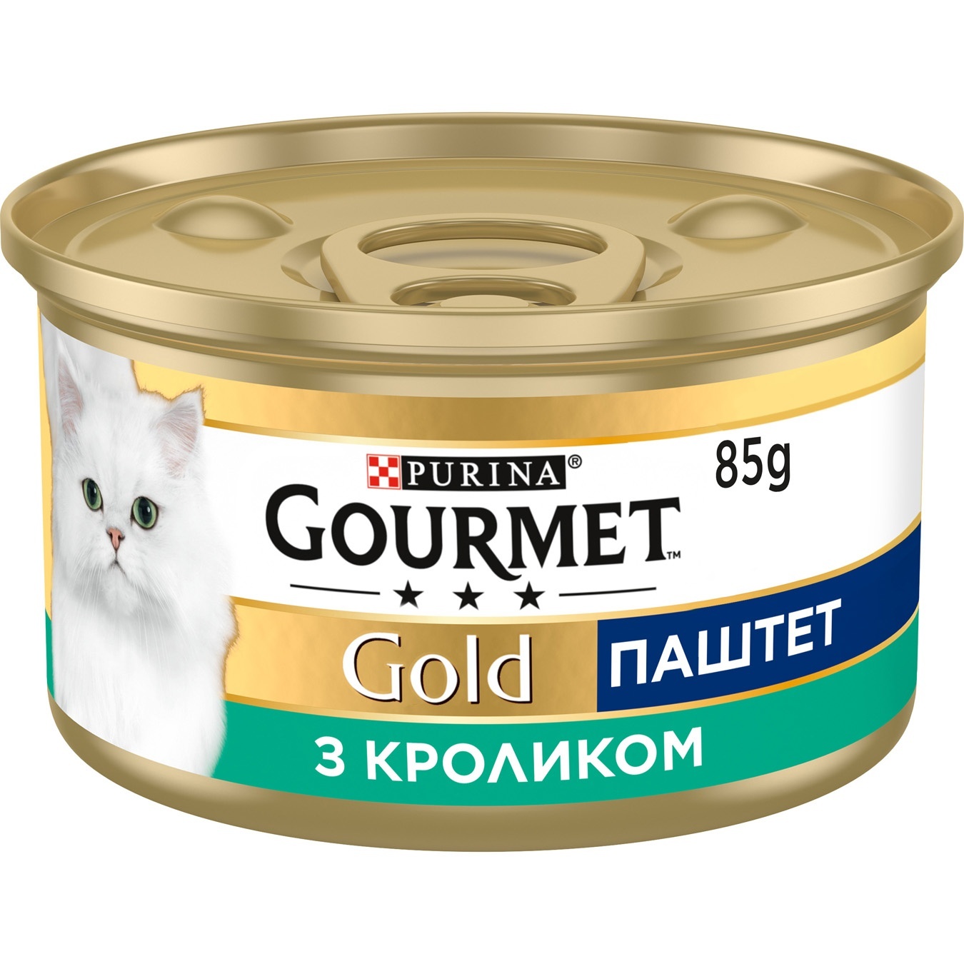 Корм Purina Gourmet Gold Паштет з кроликом для дорослих котів 85г