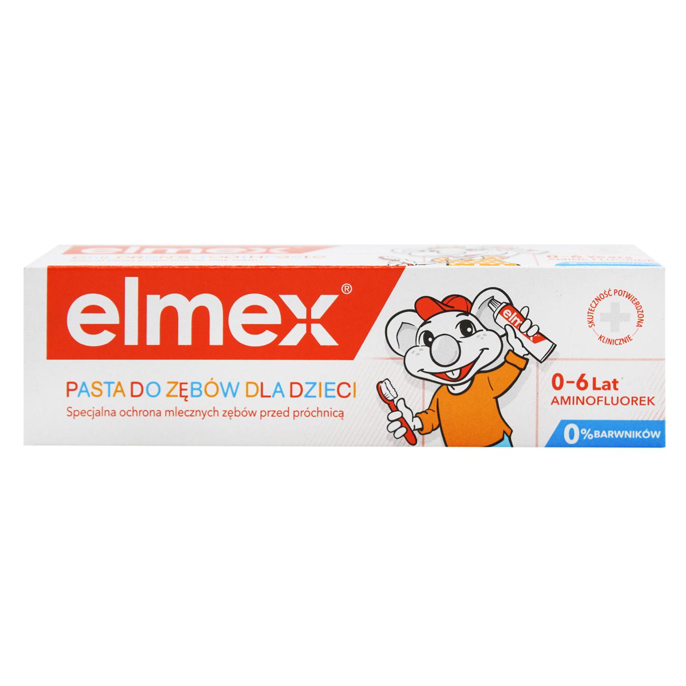 Дитяча зубна паста Elmex від 0 до 6 років 50мл