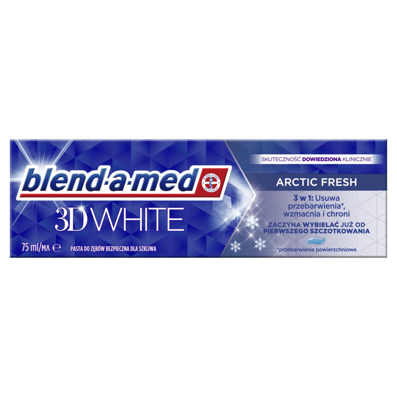 Зубна паста Blend-a-Med арктична свіжість 3D White 75мл