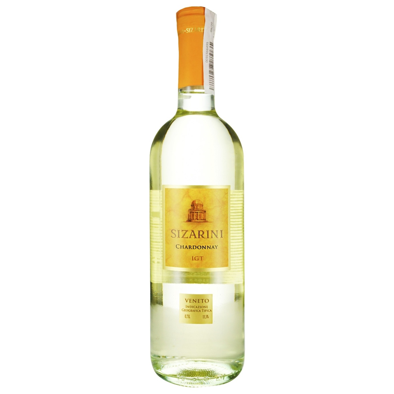 Вино Sizarini Chardonnay Veneto IGT біле сухе 11,5% 0,75л