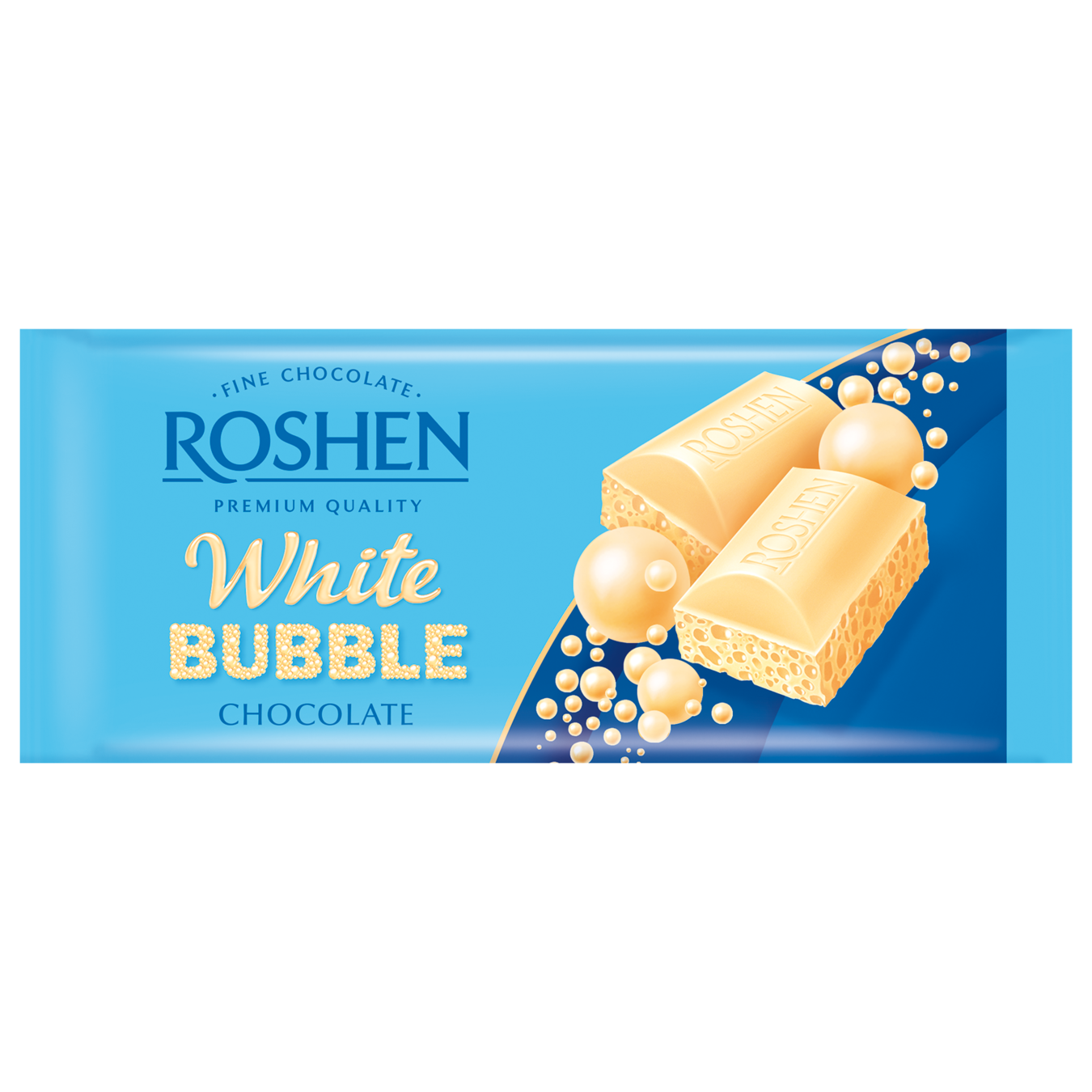 Шоколад Roshen білий пористий 85г