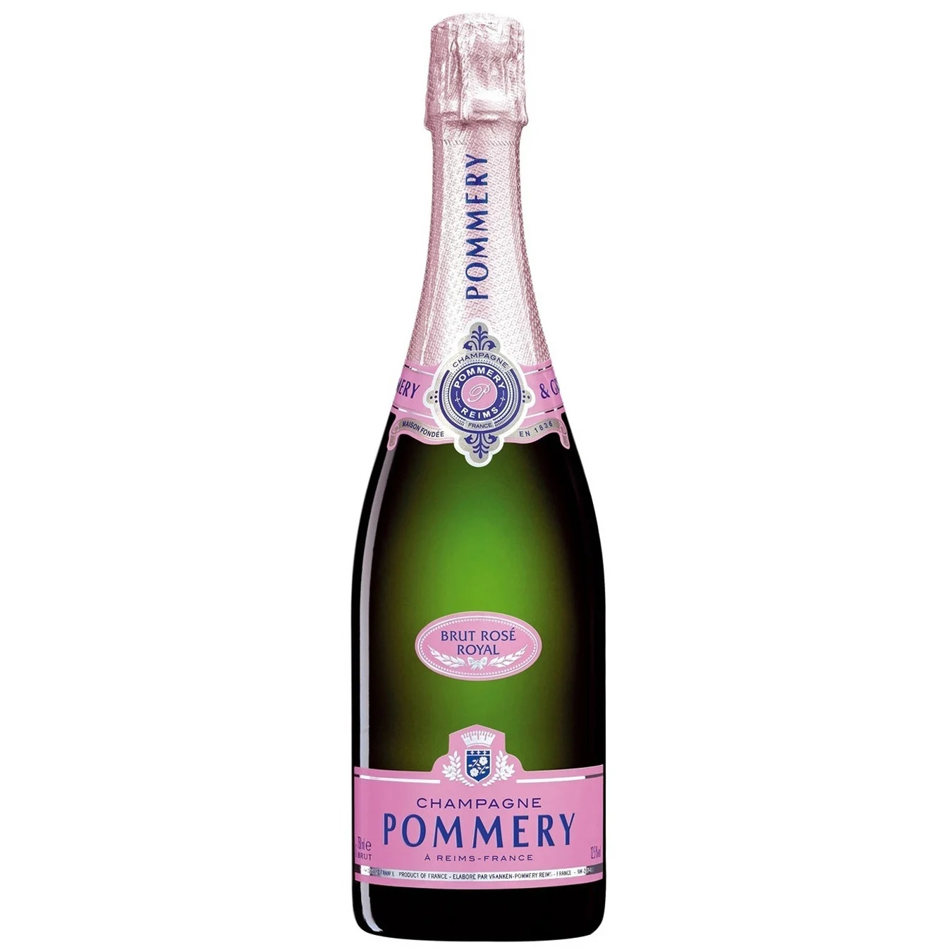 Шампанське Pommery Royal рожеве брют 12,5% 0,75л