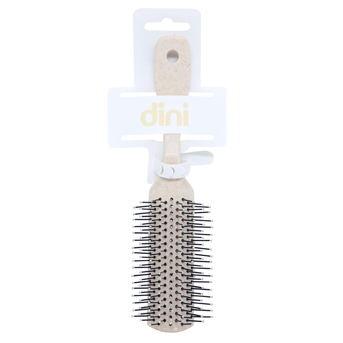 Щітка для волосся Dini FC-013 масажна прямокутна бежева