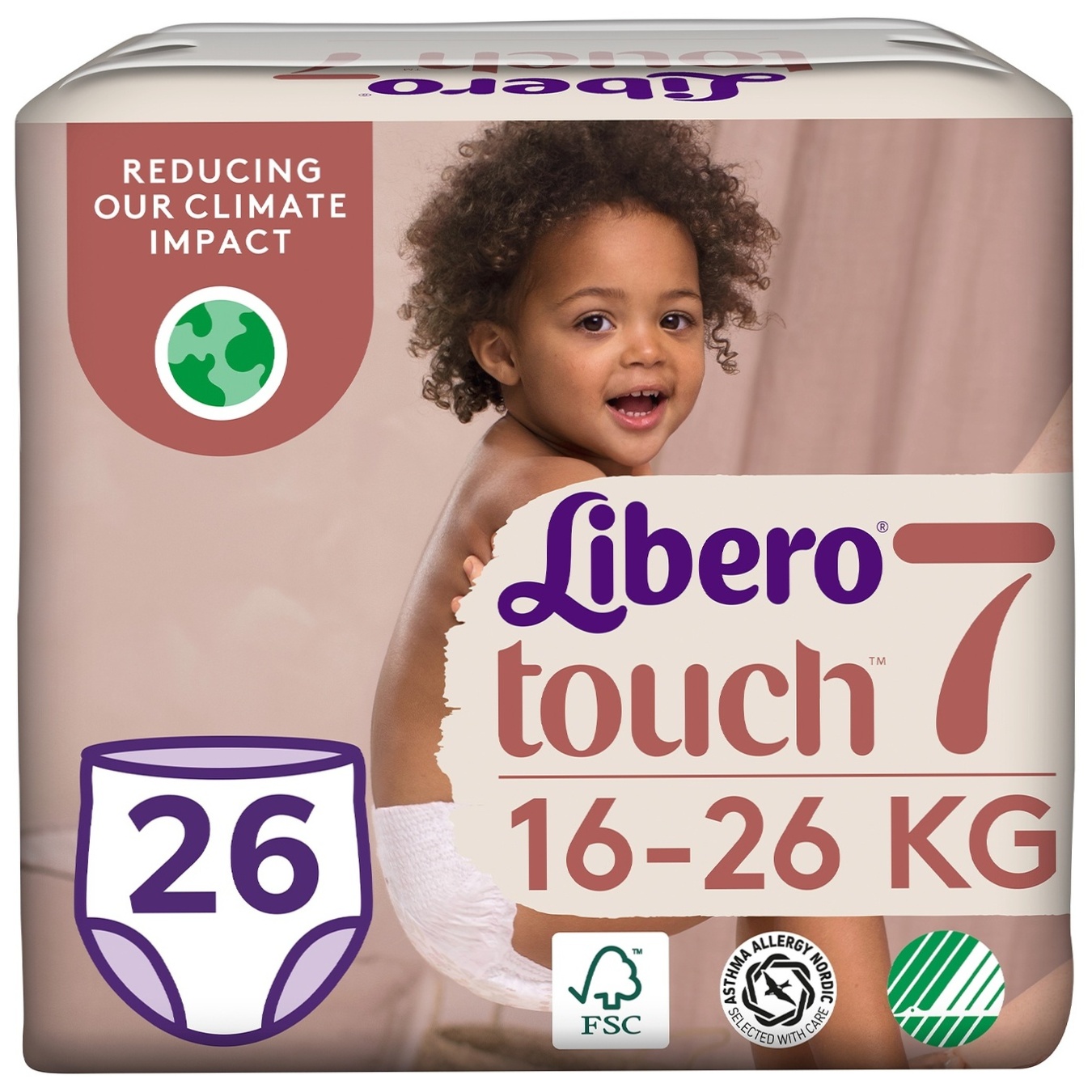 Підгузки дитячі Libero Touch Pants 7 26шт