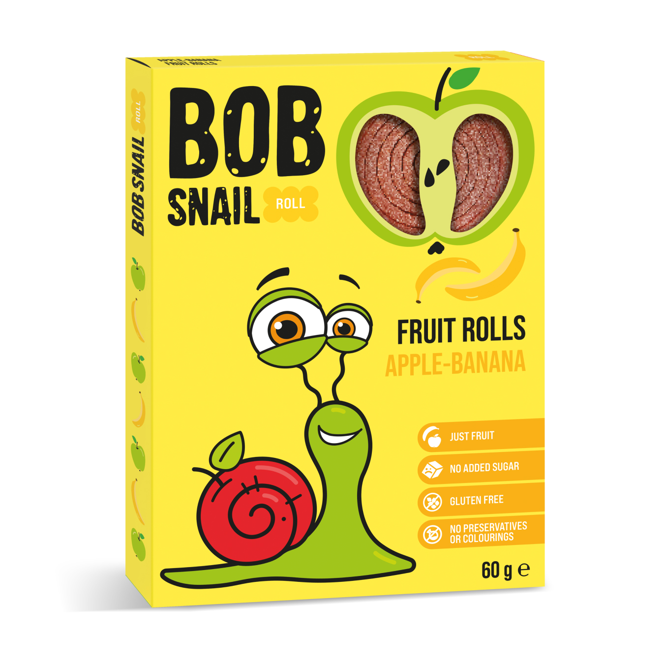 Цукерка Bob Snail яблучно-бананова 60г