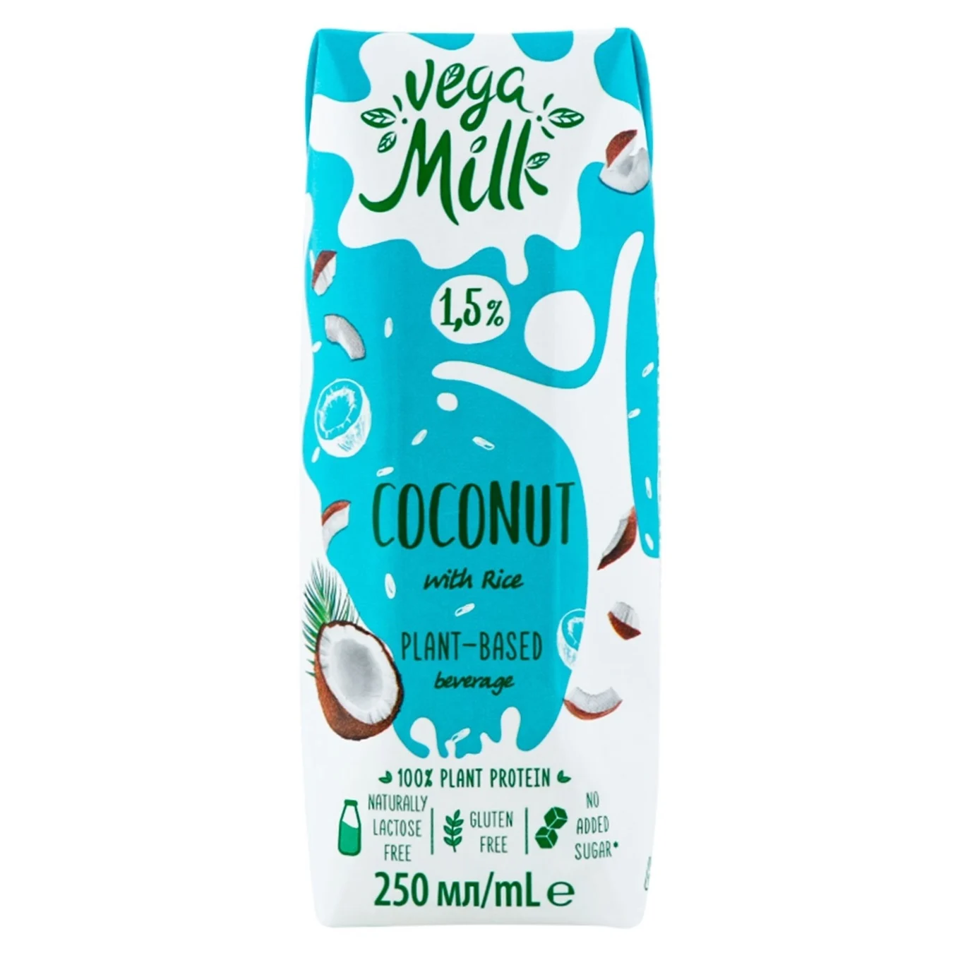 Напій рисово кокосовий Vega Milk ультрапастеризований 1,5% 250мл