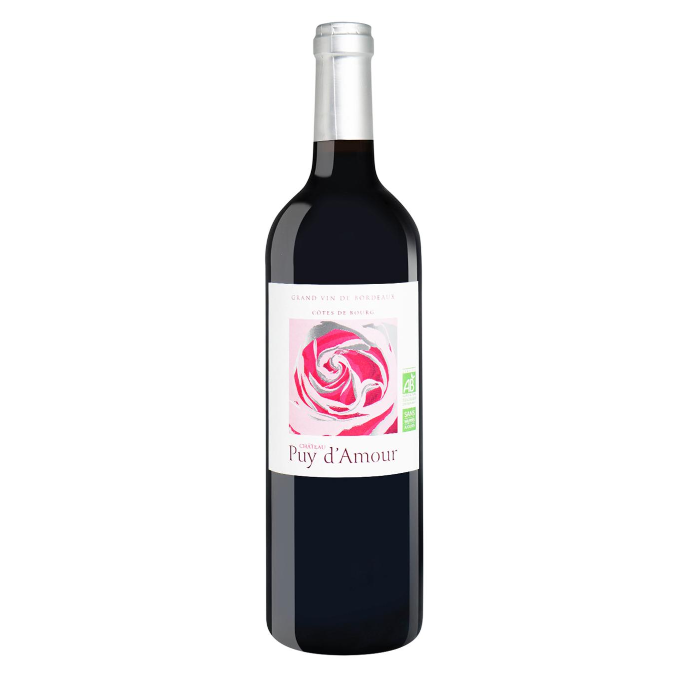 Вино Chаteau Puy d'Amour Sans Sulfites червоне сухе 13% 0,75л