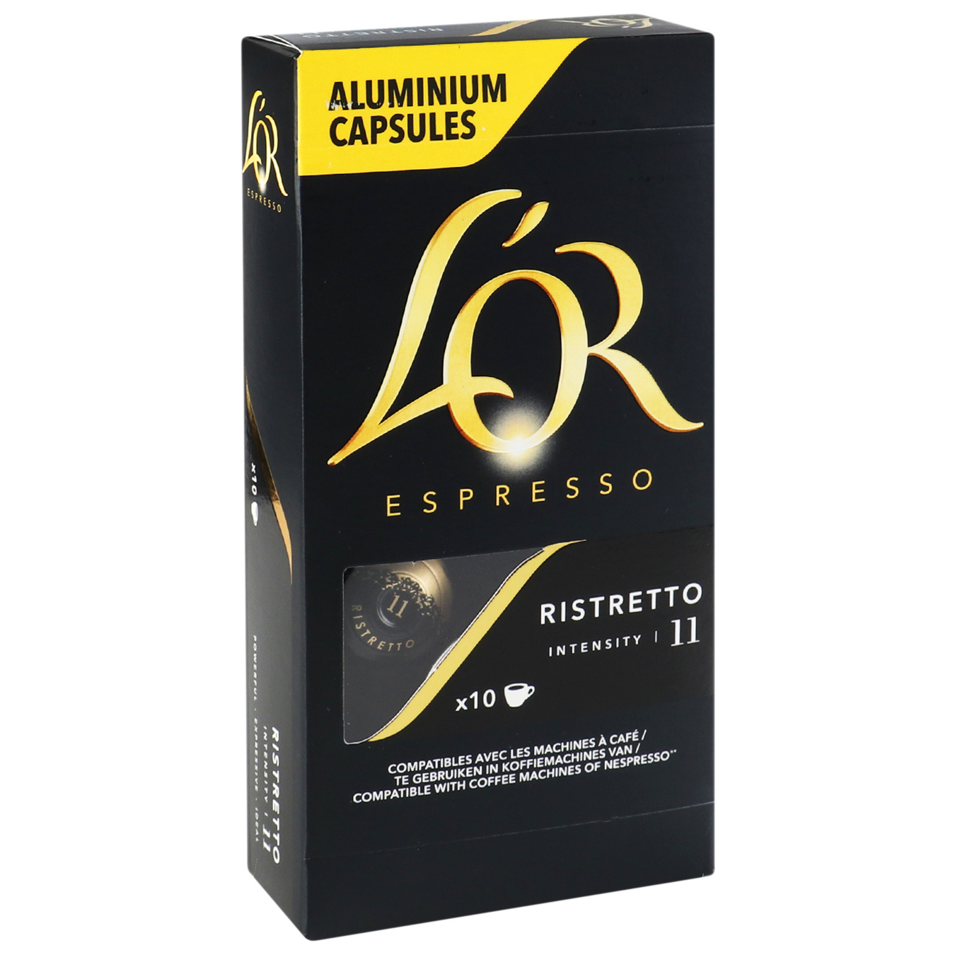 Кава мелена L`OR Espresso Ristretto в капсулах 10шт 52г 4