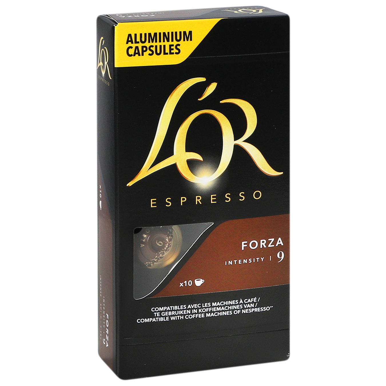 Кава мелена L`OR Espresso Forza в капсулах 10шт 52г 3