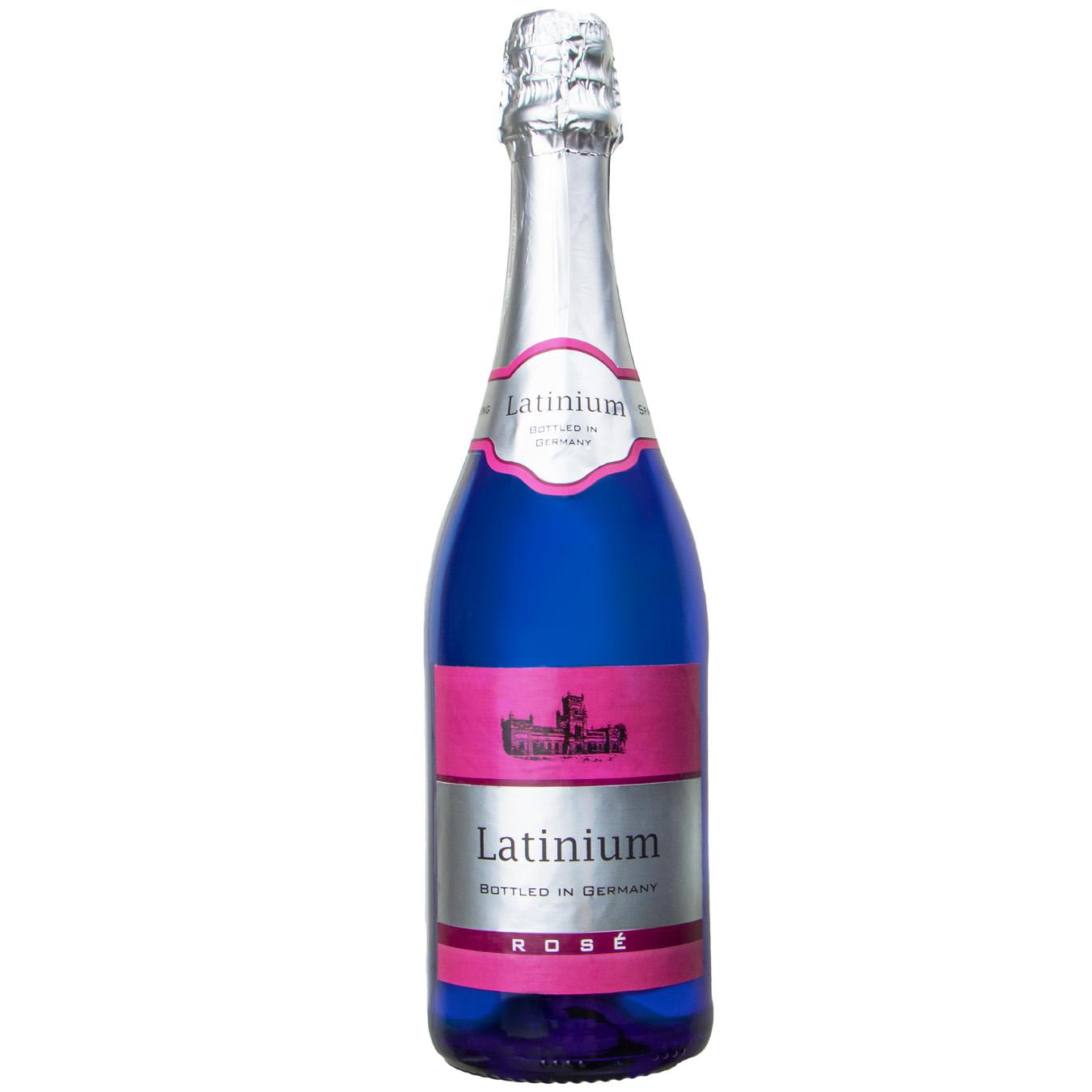 Напій алкогольний Latinium Sparkling напівслододкий рожевий газований 8,5% 0,75л