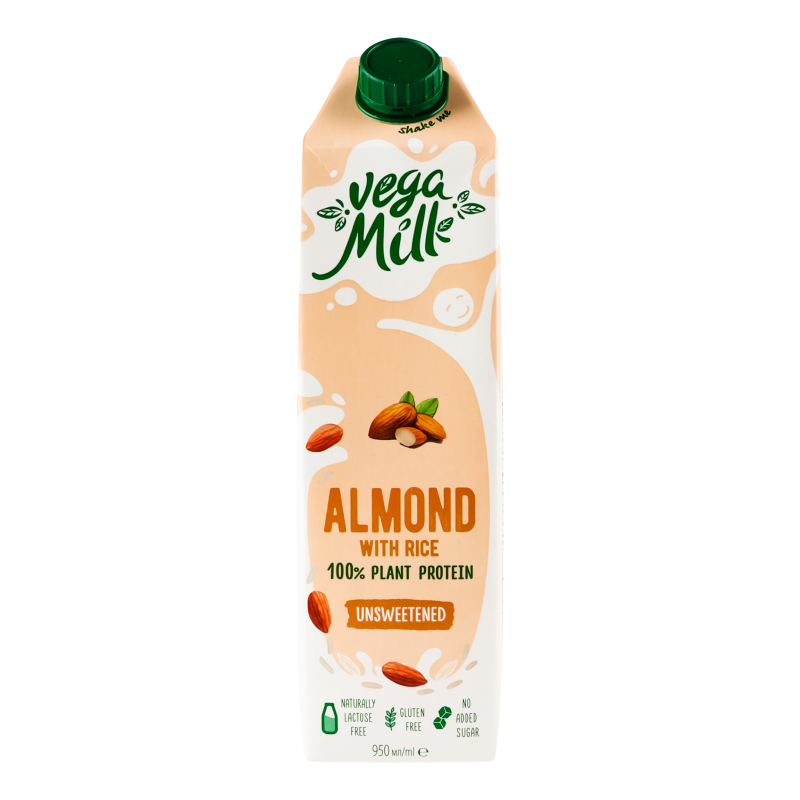 Напій рисово-мигдальний Vega Milk ультрапастеризований 1.5% 950мл