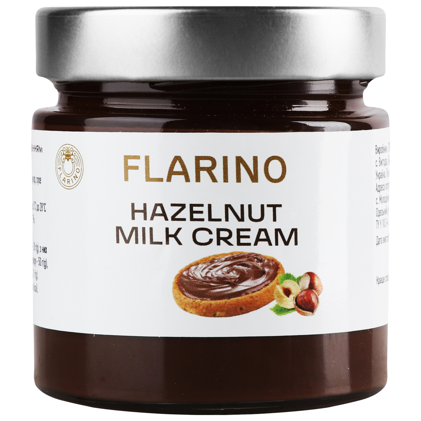 Фундучна паста Flarino з додаванням какао та молока 200г