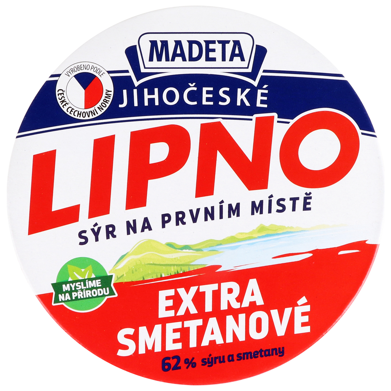 Сир плавлений Madeta Lipno Крімі 64% 17,5г