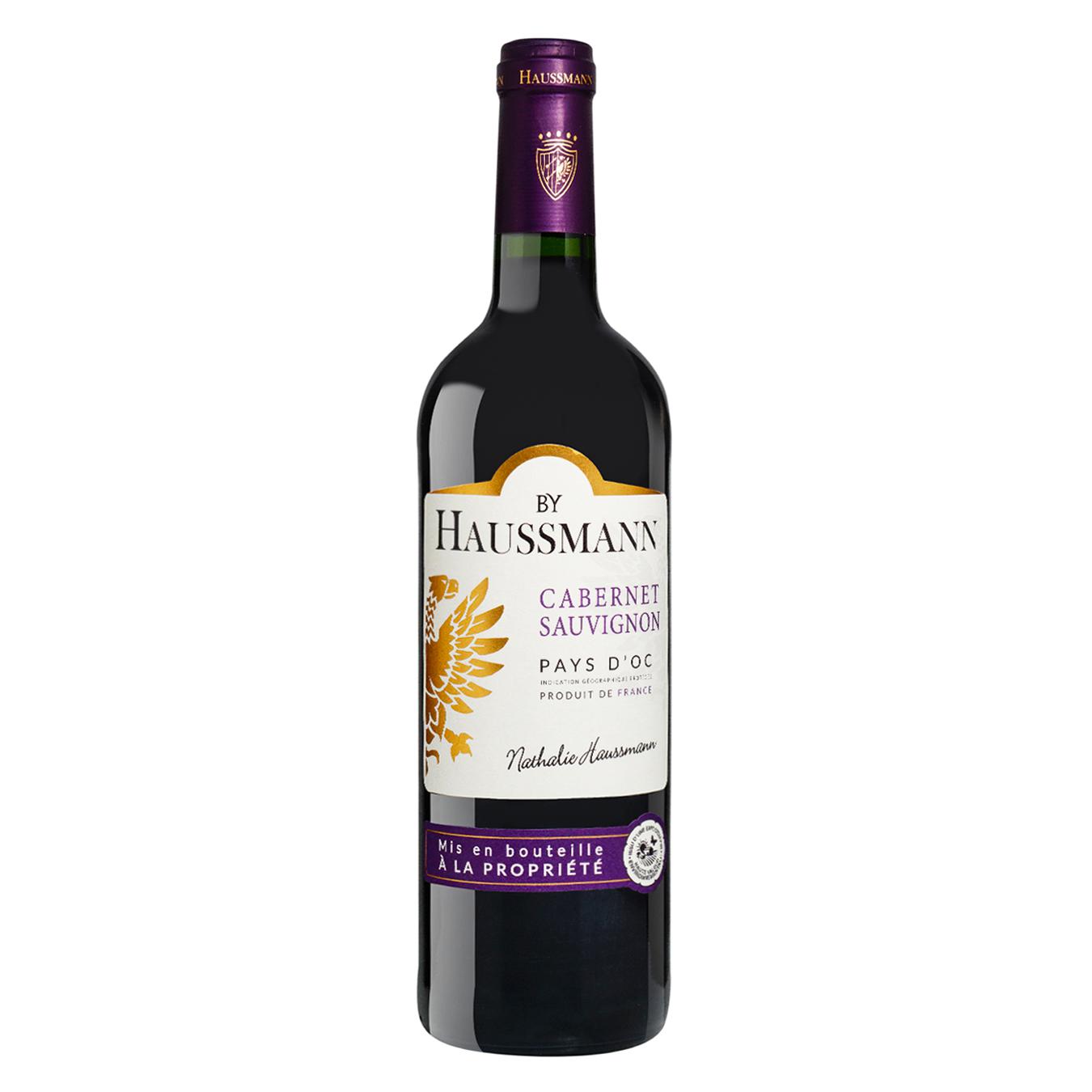Вино Haussmann Cabernet Sauvignon червоне сухе 13,5% 0,75л