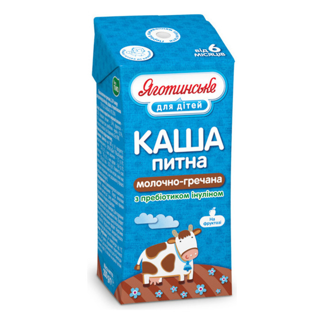 Каша Яготинське для дітей молочно-гречана 2% 200г