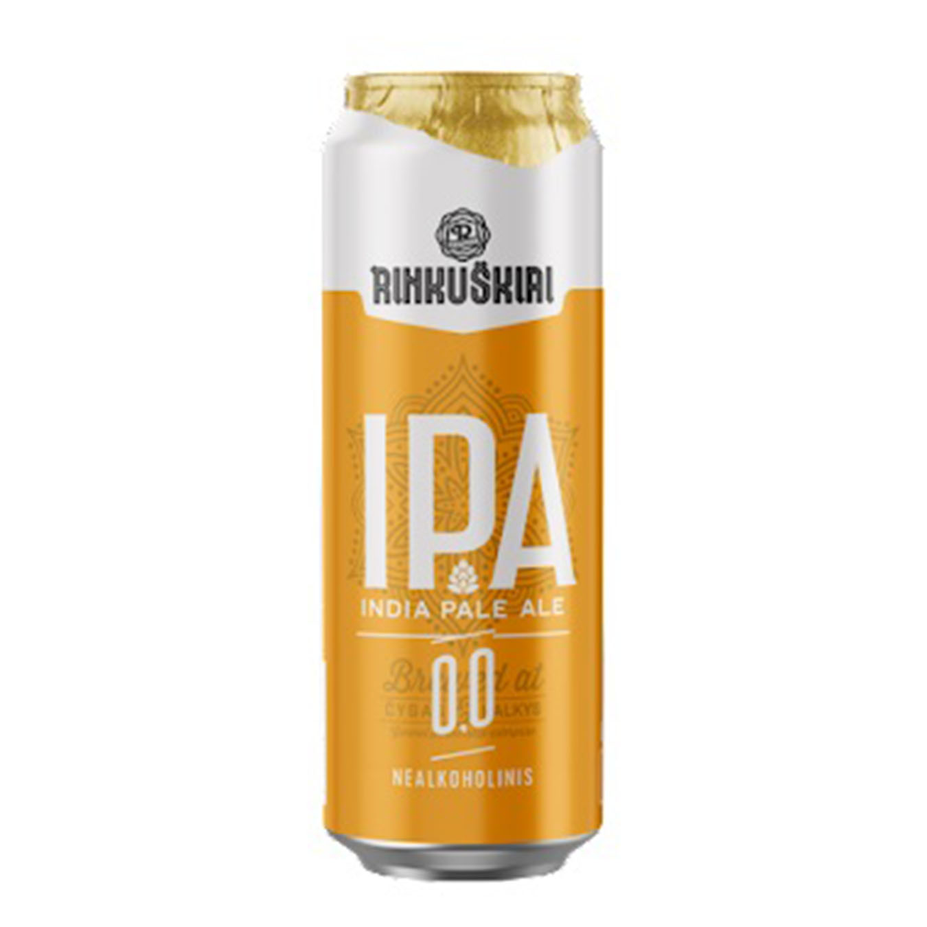 Пиво Rinkuskiu IPA безалкогольне 0.5% 0.568л
