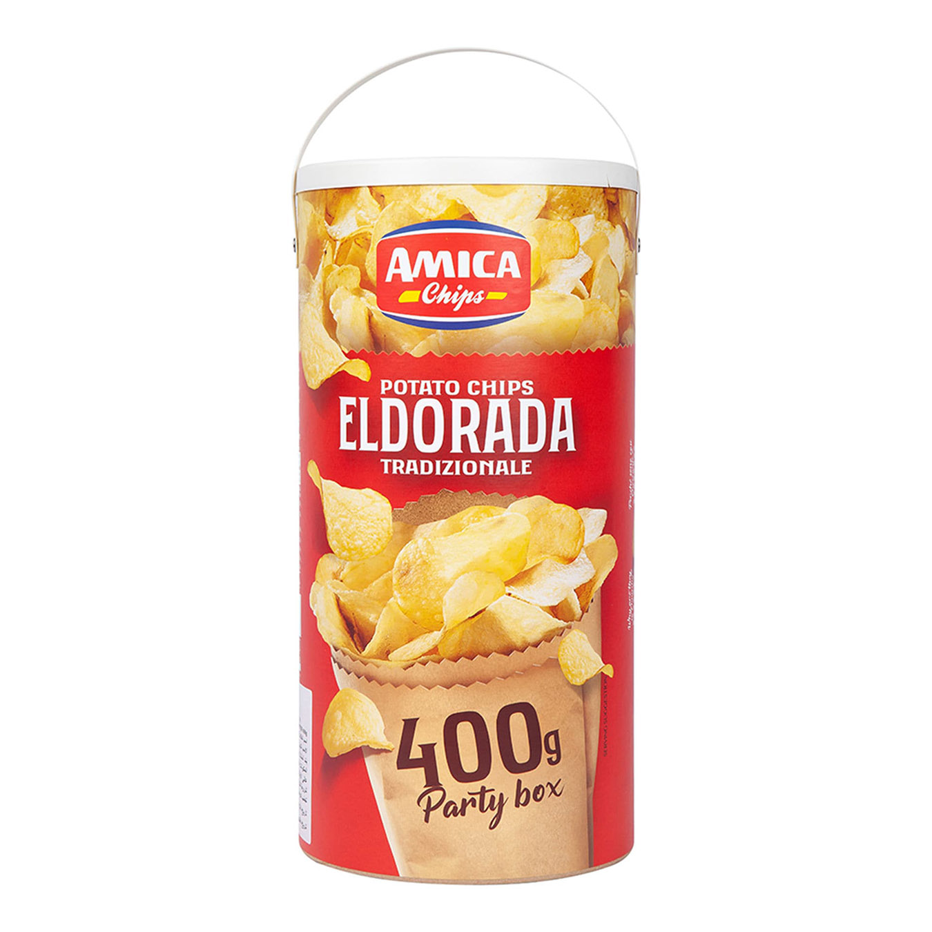 Чіпси Amica eldorada картопляні в тубусі 400г