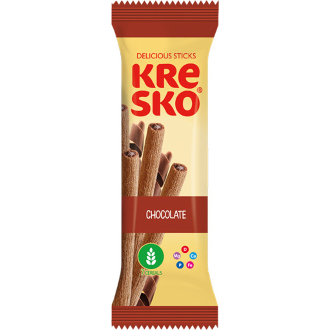 Трубочки АВК Kresko хрусткі з шоколадом 40г