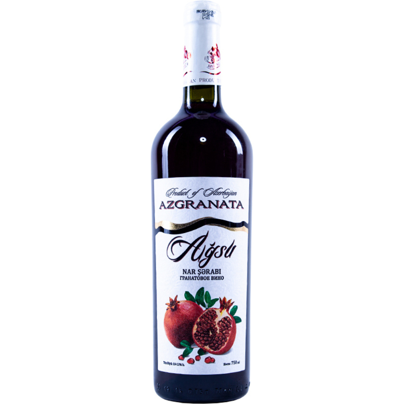 Вино Az-Granata Agsu червоне напівсолодке 12% 0,75л