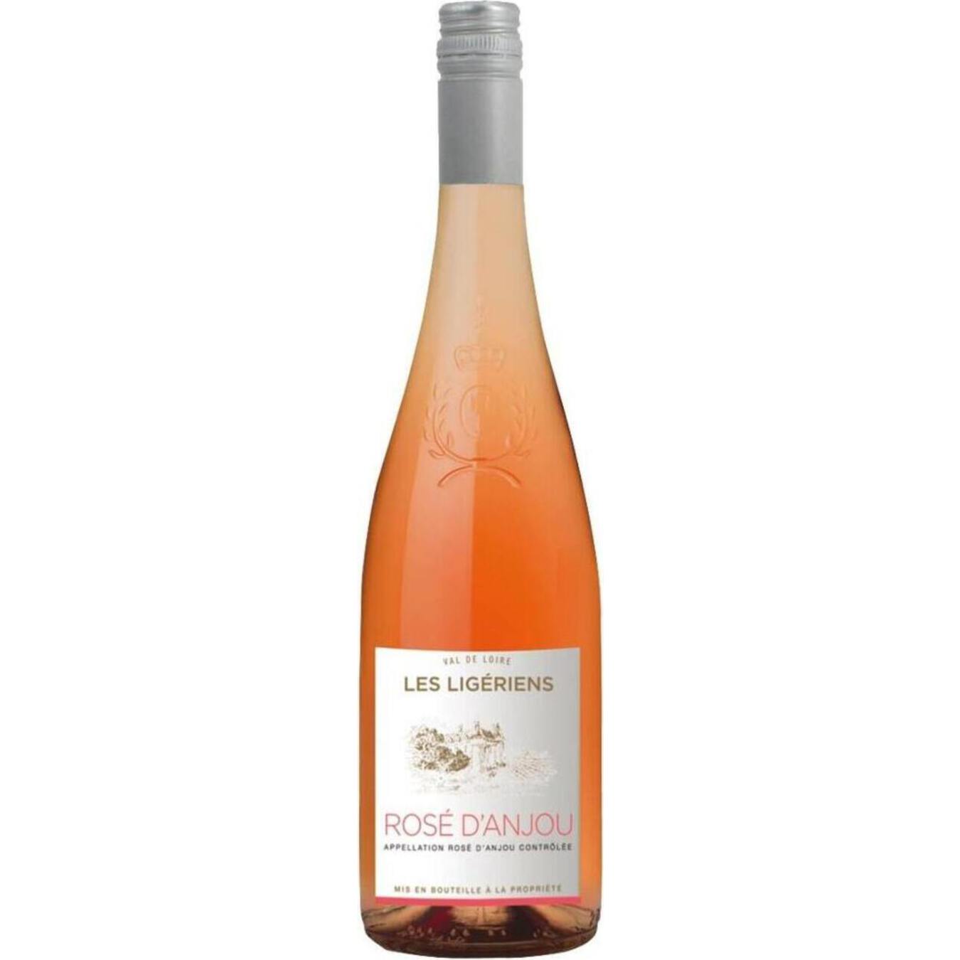 Вино Expert Club Rose d'Anjou AOP рожеве сухе 10,5-12% 0,75л