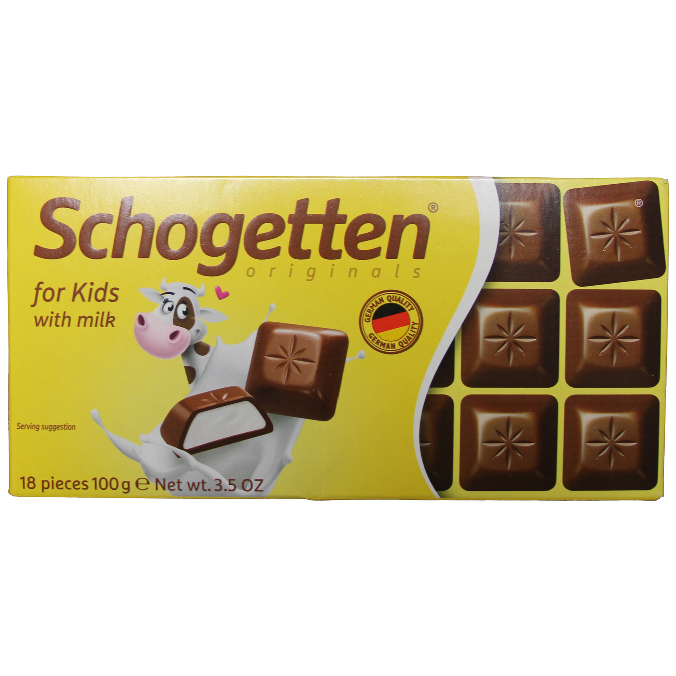 Шоколад Schogetten For Kids молочний 185г