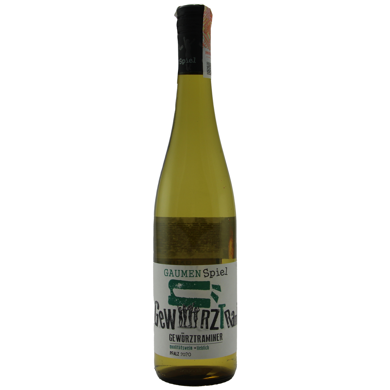 Вино Gaumenspiel Gewurztraminer Rheinhessen біле напівсолодке 10.5% 0.75л