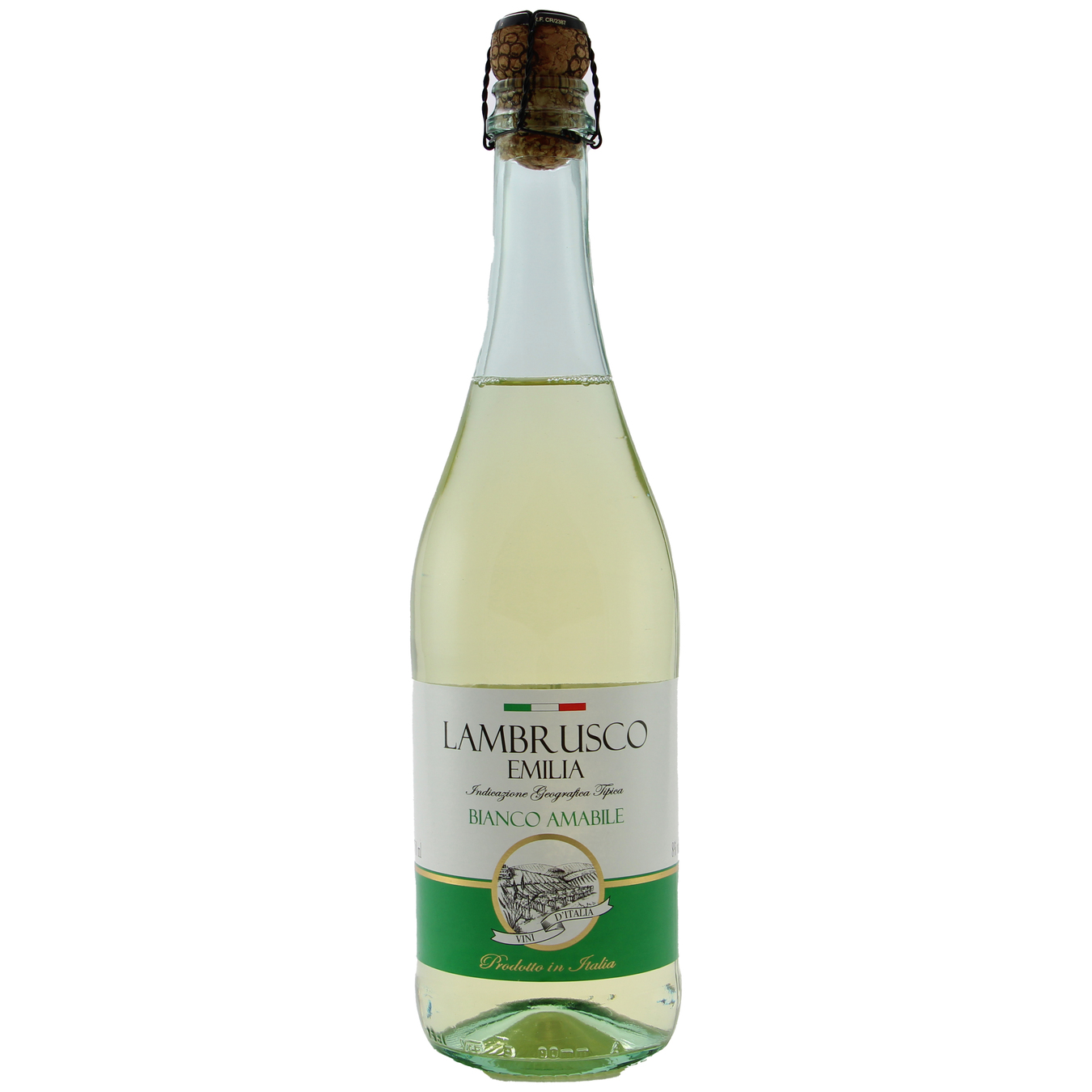 Вино Vini D`Italia Lambrusco Bianco Amabile Dell`Emilia ігристе 8% 0.75л