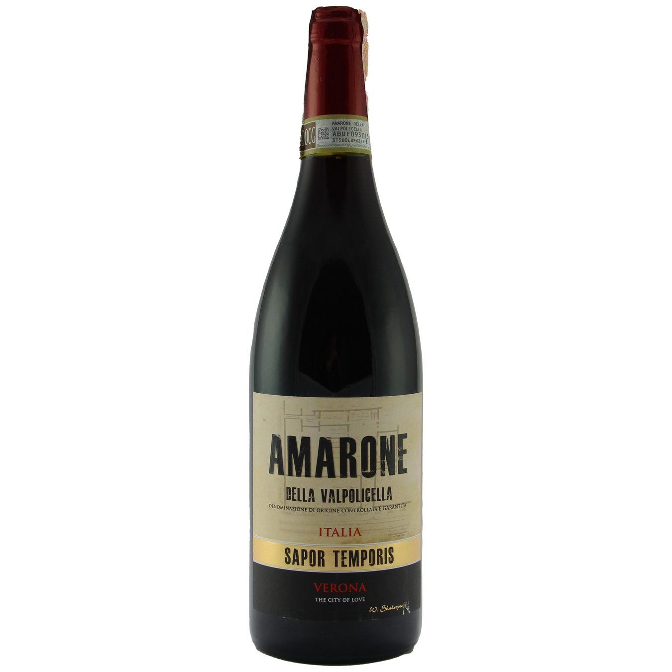 Вино Amarone Sapor Temporis червоне сухе 15% 0,75л