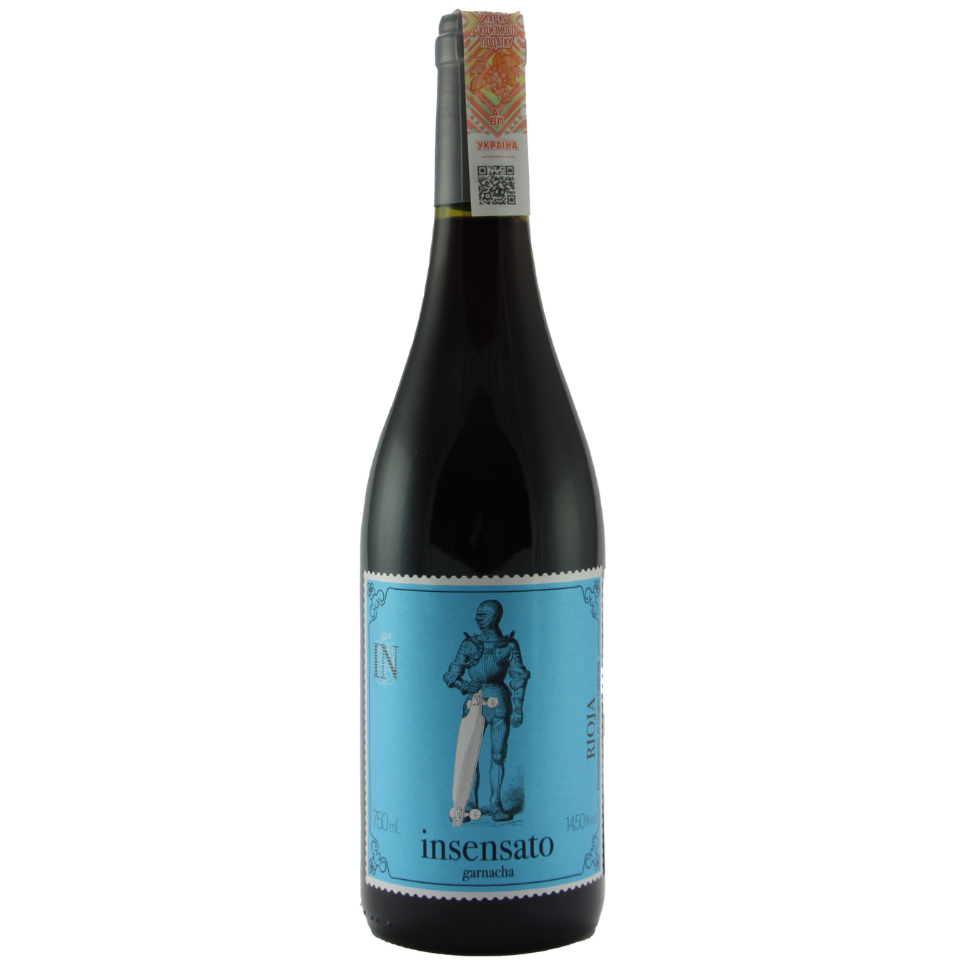 Вино Insensato Garnacha червоне сухе 14,5% 0,75л