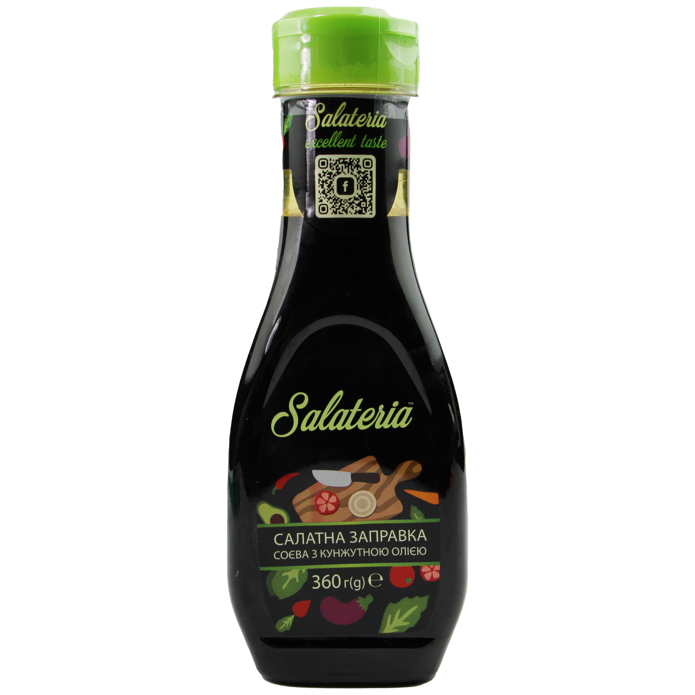 Заправка салатна Salateria соєва з кунжутним маслом 360г