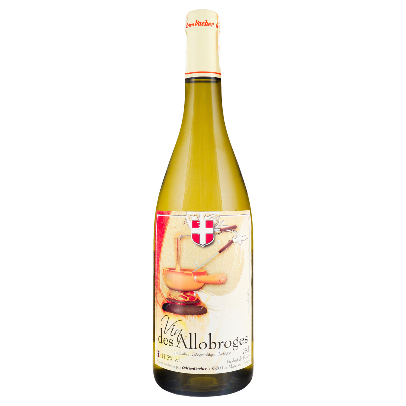 Вино Adrien Vacher Allobroges Special Fondue біле сухе 11,5% 0,75л