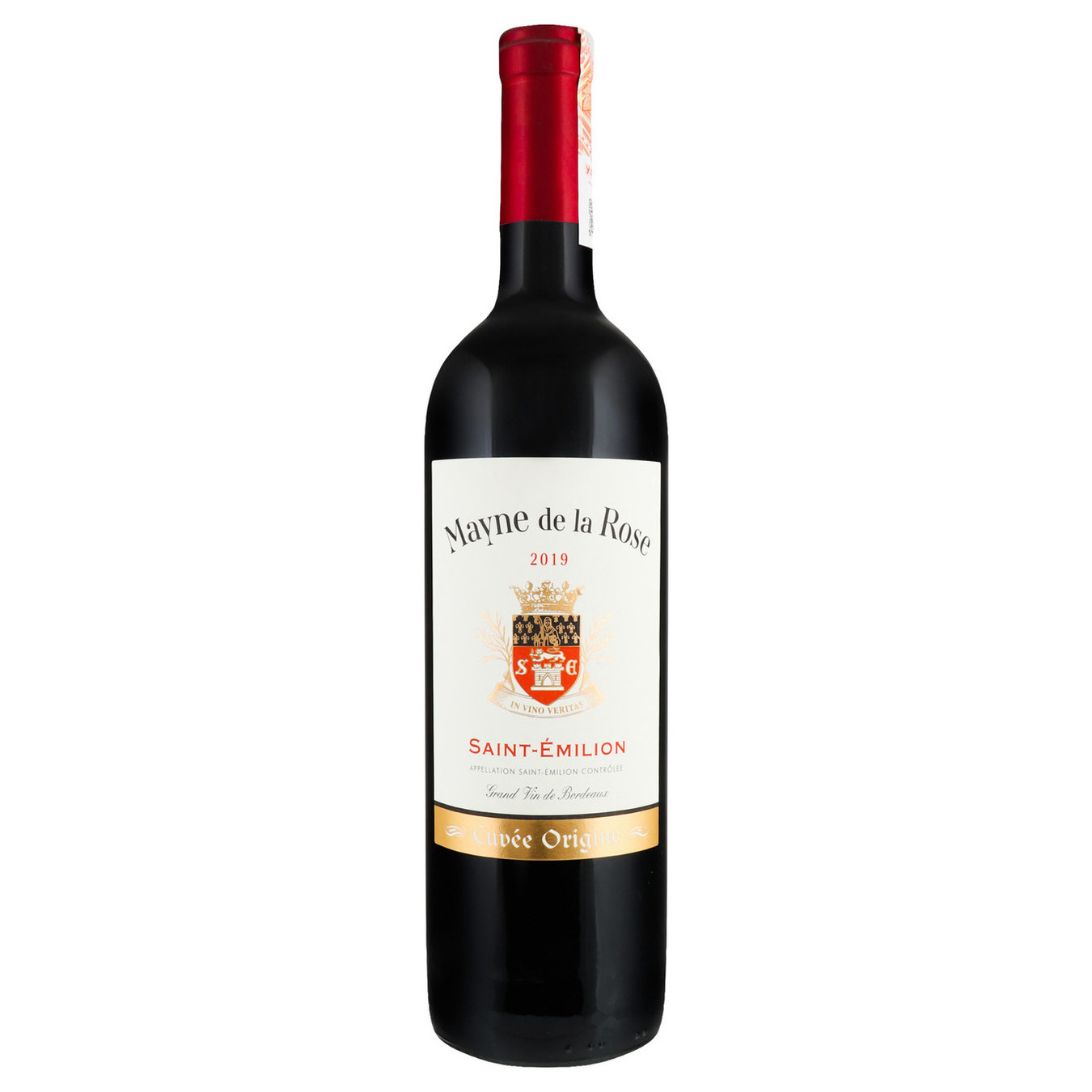 Вино Mayne de La Rose червоне сухе 13,5% 0,75л